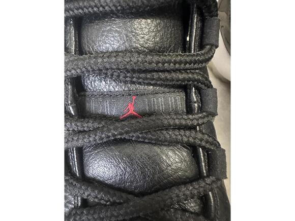 Nike Air Jordan 11 (XI) Retro 72-10 black/gym red/white high top sneakers Size 9 - Picture 3 of 10